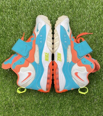Nike Shoes - 2013 Air Max Speed Turf Miami Dolphins - Sz 8 Mens - Dan Marino | eBay