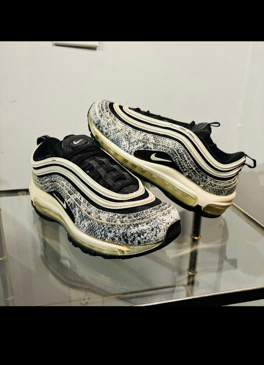 Nike Air Max 97 Shoes Womens Size 7.5 Cocoa Snake Black