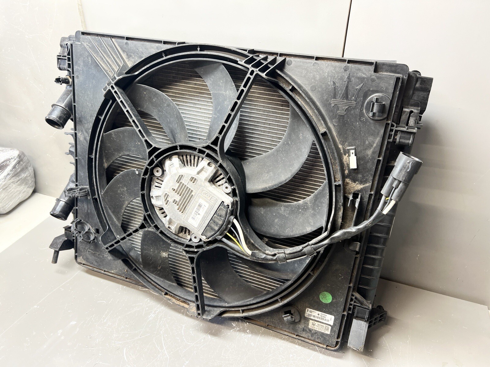 ⭐️2013-2020 Maserati Ghibli Quattroporte 3.0L Cooling Radiator Condenser Fan SET