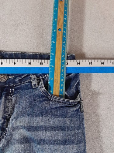 Silver Girls Youth Tammy Jeans Slim Bootcut Size 14 Stretch Denim 27x26 - Picture 9 of 14
