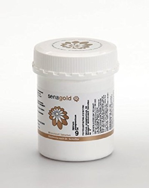 Schuessler Salz Nr. 9 - Natrium phosphoricum D6 - 1000 Tabletten, glutenfrei
