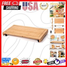Versatile Bamboo Cutting Board & Stove Cover ...