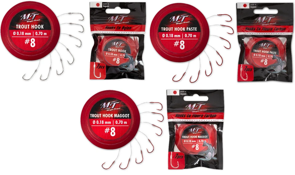 Magic Trout Hook Haken Silber Paste Maggot Bienenmade Abroller Forelle Quantum