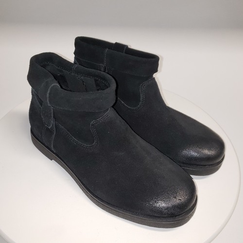 UGG Bootie Womens 7.5 Western Slouchy Ankle Josefene Black Suede 1130525 NEW