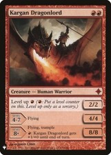 MTG - Kargan Dragonlord - Mystery Booster - NM, English Magic FLAT RATE SHIP