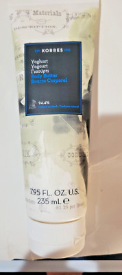 Korres Yoghurt Body Butter Moisturizer 7.95 oz SEALED Brand New