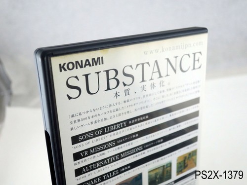 Metal Gear Solid 2 Substance Playstation 2 Japanese Import PS2 Japan US Seller - Picture 7 of 7