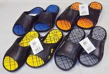 Men's Waterproof Slider Sandals, Shower, Locker Room, Beach, Asst. Colors & Size