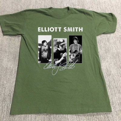 Elliott Smith Collection Gift For Fan All Size S to 5XL Green T-shirt