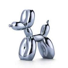Nordic Resin Balloon Dog Sculpture - Chic Home Decor for Living Room & Office