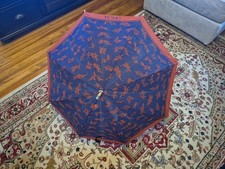 YSL Yves Saint Laurent Umbrella OPIUM Vintage 1970 s Cot/Poly Parasol