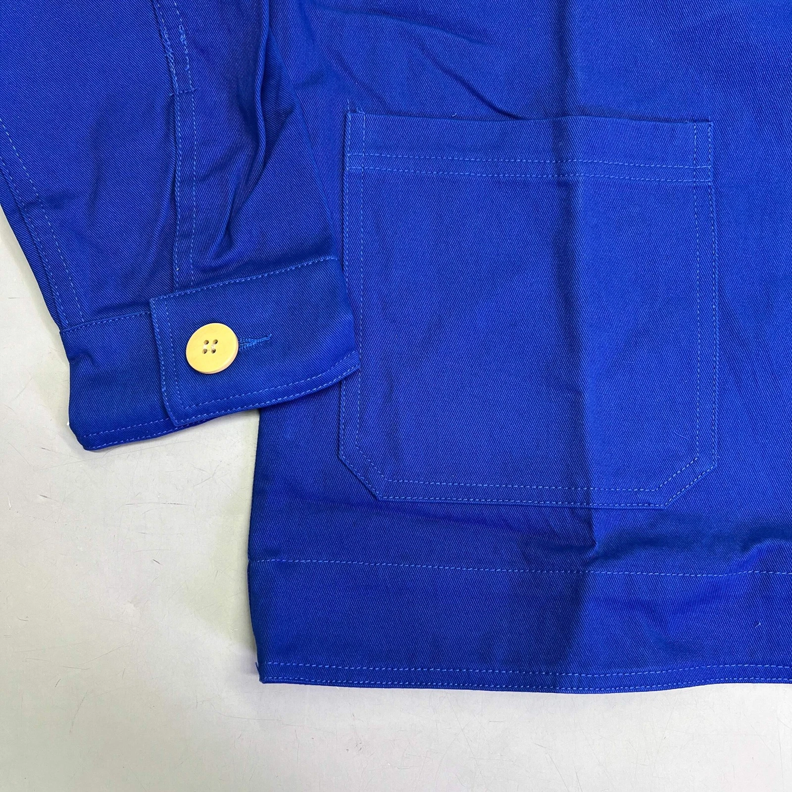 CPG CODEGRAPHY WORLDWIDE 4 Pocket Button Up Shore Coat Men's Sz L Blue - product detail image 2