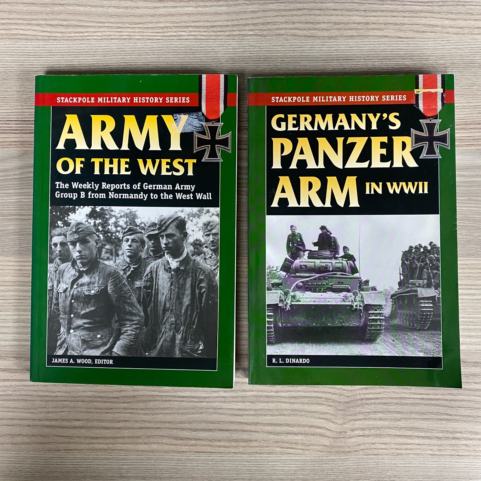 GERMANY'S PANZER ARM WWII ARMY OF THE WEST WORLD WAR II PAPERBACK HISTORY BOOKS