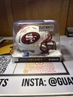 Nick Bosa Autographed SF 49ers Flat White Mini Helmet Beckett Beckett CoA RARE