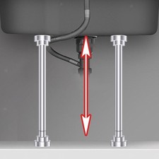 2 Pieces Undermount Sink Brackets Sink Supports 40cm to 55cm