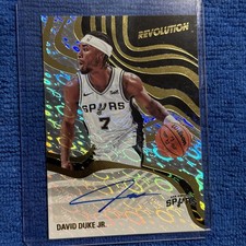 2024-25 Panini Revolution Revolutions Signatures David Duke Jr. RS-DDJ