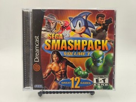 Sega Smash Pack Vol. 1 (Sega Dreamcast 2001) Complete CIB - Tested & Works