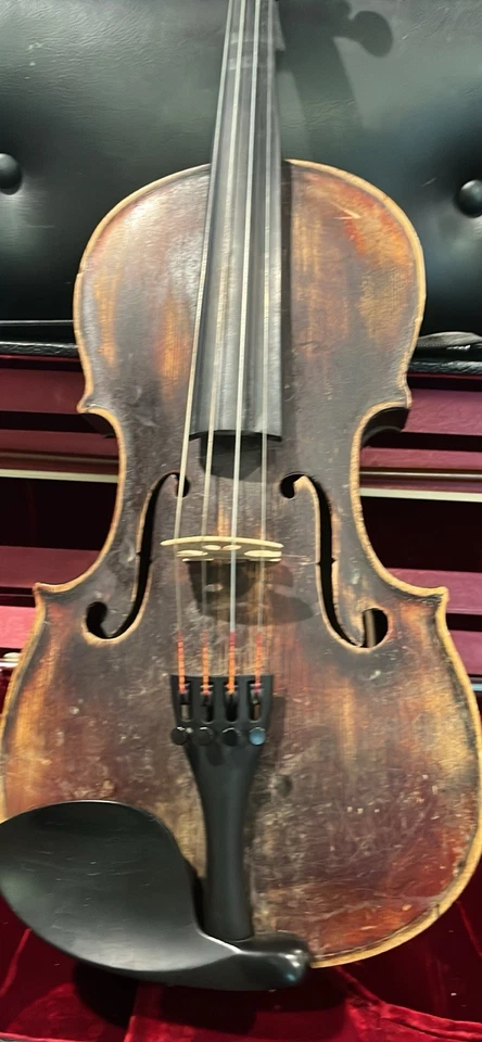 Violin, Early 1900s, Rare Plum-colored Varnish, Full Size (4/4), Updated - Image 2 of 4