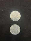 Walking Liberty Coin Round .999 Fine Silver 1/4 oz Ounce Lot of 2