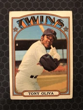 ⚾ 1972 Topps Baseball #400 - Tony Oliva - Minnesota Twins ⚾