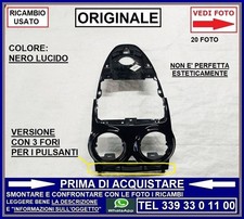 MASCHERINA CENTRALE X BOCCHETTE ARIA nero lucido SU CRUSCOTTO OPEL CORSA D 07-14