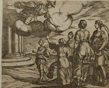 A. TEMPESTA (1555-1630), 'Mercurius Herses amore accenditur', 1610 circa, Kupfersti