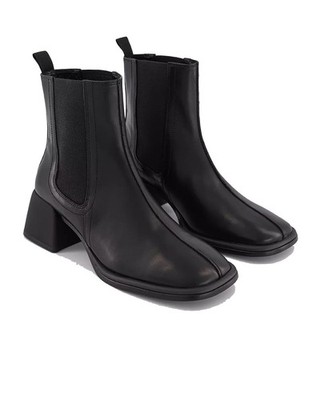 New Vagabond Ansie Black Leather Chelsea Boot Women's Shoes Size EU 36 US 6 $210