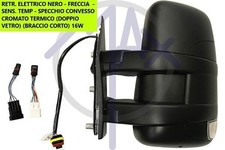 SPECCHIO SPECCHIETTO RETROVISORE ELETTRICO SX PER IVECO DAILY DAL 2006 AL 2013