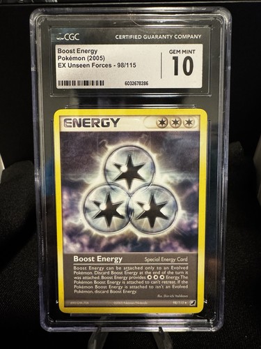 Boost Energy graded CGC 10 for sale on eBay