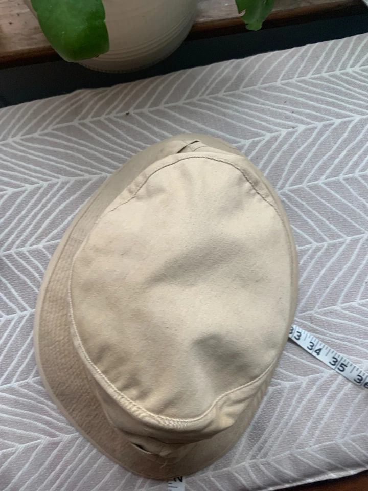 Sombrero Banana Republic Safari Bush Boonie Talla XL Bronceado Exterior Hecho en Francia De Colección Foto 3 de 4