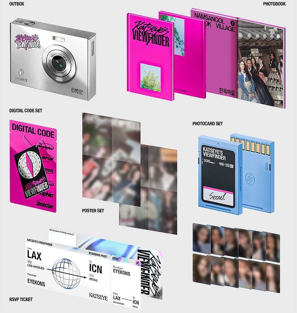 KATSEYE KATSEYE'S VIEWFINDER IN SEOUL/Digital Code+Book+2 Poster+