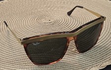 RAY BAN OLYMPIAN NON-PRESCRIPTION SUNGLASS BAUSCH  LOMB U.S.A. GOLD TRIM VTG