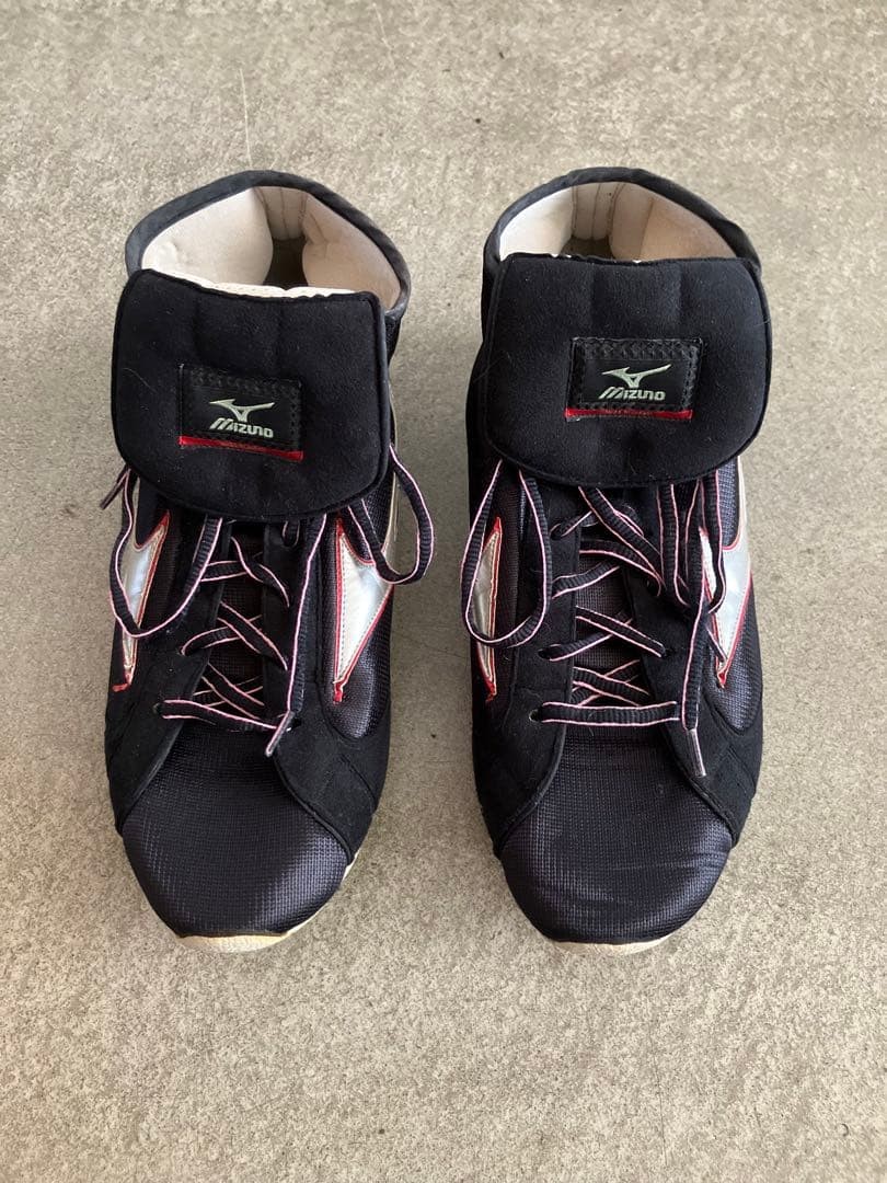 MIZUNO Boxing Shoes EF-FOT 21GA180003 US10 ( 28cm ) Black Silver