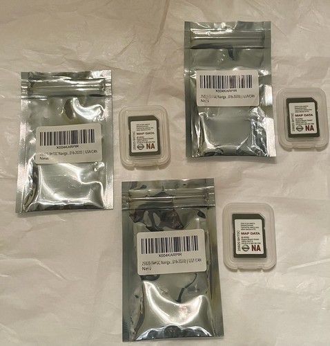 Nissan Connect OEM GPS Map NA Data Navigation SD Memory Card 25920 9HTOC Lot