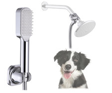 Dog Shower Attachment Kit with Handheld Sprayer 8FT Flexible Stainless Steel