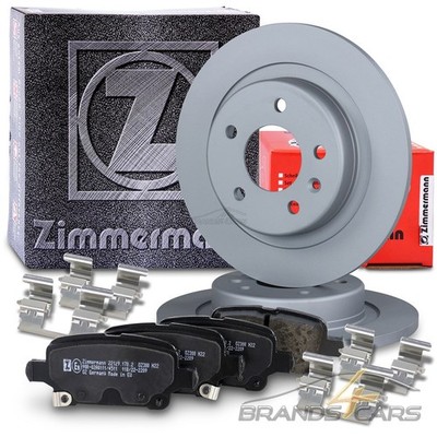 ZIMMERMANN BREMSSCHEIBEN Ø288 +BREMSBELÄGE HINTEN FÜR OPEL INSIGNIA B