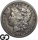 1892-S Morgan Silver Dollar Coin, Choice VF++ Better Date
