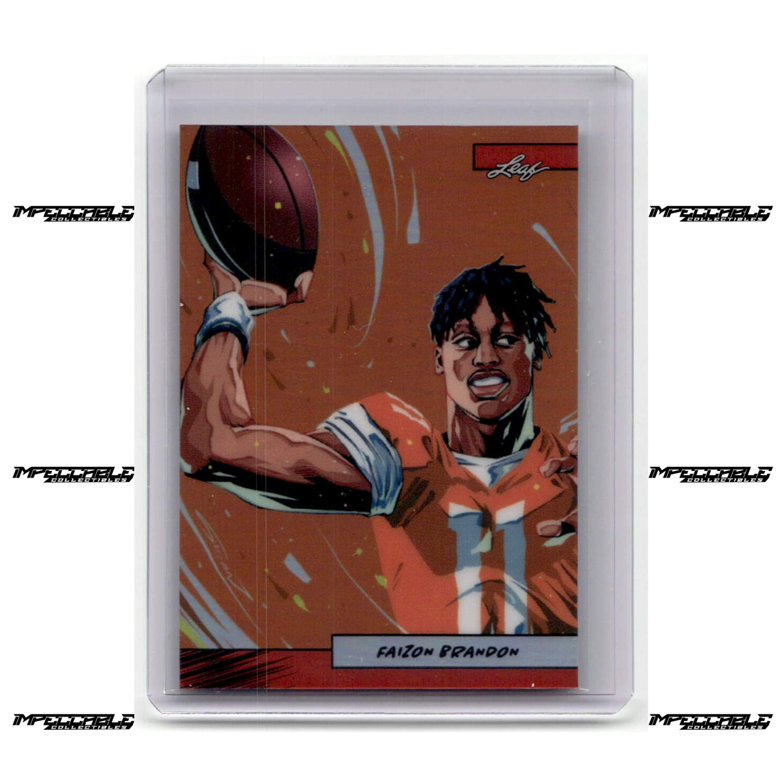 2025 Leaf Anime - Red #AN2B-54 Faizon Brandon Rookie /25 Anime SP