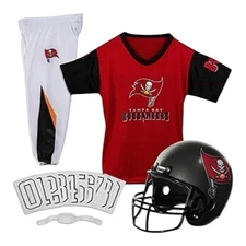 Franklin Sports Tampa Bay Buccaneers Uniform Set Youth NFL Football Kids SMALL
