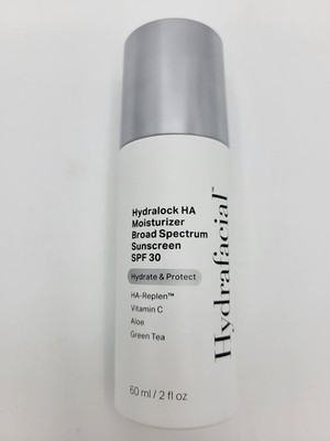 Hydrafacial Hydralock HA Moisturizer Broad Spectrum SPF 30 Sunscreen 2 oz NEW