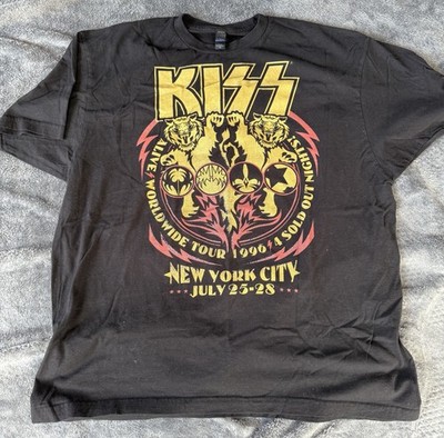 のん KISS Shirt- Vintage 1996 Tour “4 nights In NYC” Silk Screen XXL