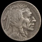 1919 5C Buffalo Nickel Circulated Coin