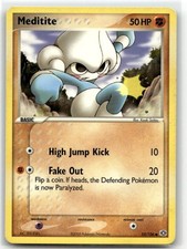Meditite 55/106 Common EX Emerald Pokemon EN MP on eBay