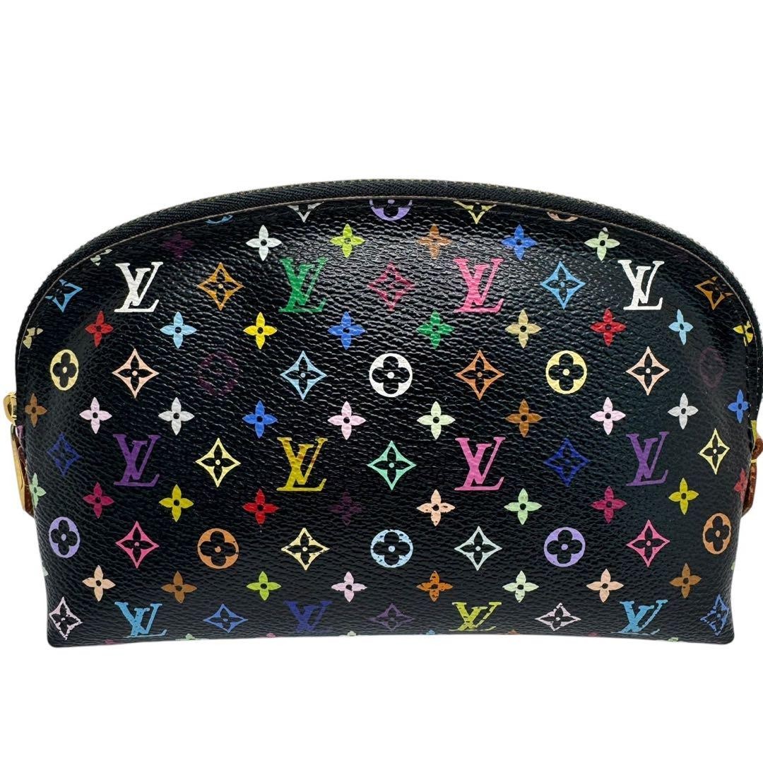 Louis Vuitton monogram Multicolor Noir Pochette Cosmetic