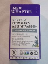 New Chapter One Daily Every Man's Multivitamin 40 48 Vegetarian Tablets