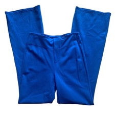 Halara High Waisted Flare Pants Princess Blue Small SculptKnit Work Pants