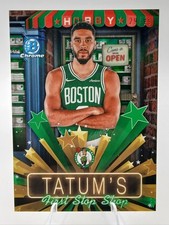 2025-26 Bowman Chrome - #HS-10 Jayson Tatum Hobby Stars Green Refractor /99