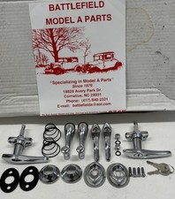 1930-1931 Model A Ford Deluxe Inside And Outside Door And Window Handle Set