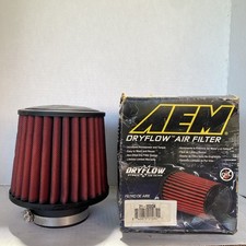 Aem 21-203dk Dryflow Synthetic Air Filter 3 Inlet Universal Washable New Aem 21-203dk Dryflow Synthetic Air Filter 3 Inlet Universal Washable New