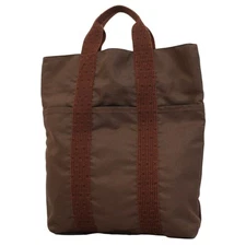 Hermes Hermès Air Line Cabas Canvas Tote Bag, Brown, Men's and Women's GZl1d9nq